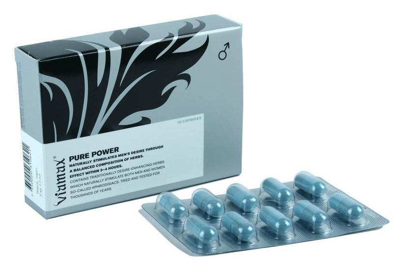 Viamax Pure Power 10 kapsułek LEPSZE NIŻ WIAGRA